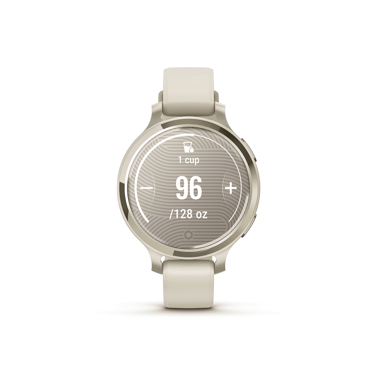 Garmin Lily 2 Active, Lunar Gold with Bone Silicone Band (010