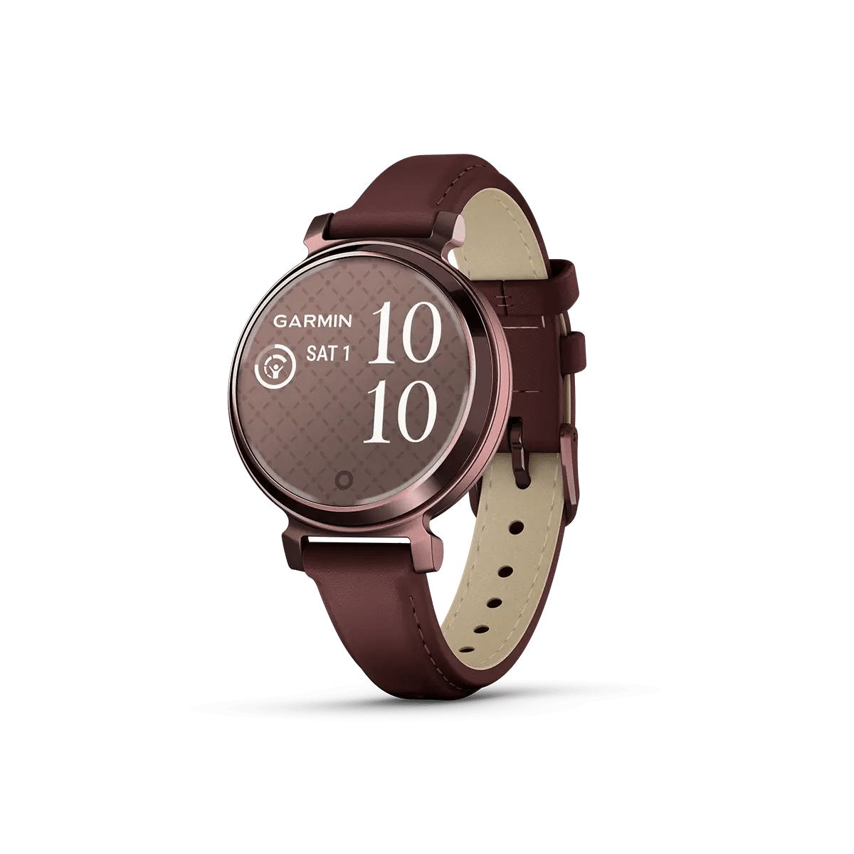 Garmin Lily 2 Classic, Dark Bronze with Mulberry Leather Band