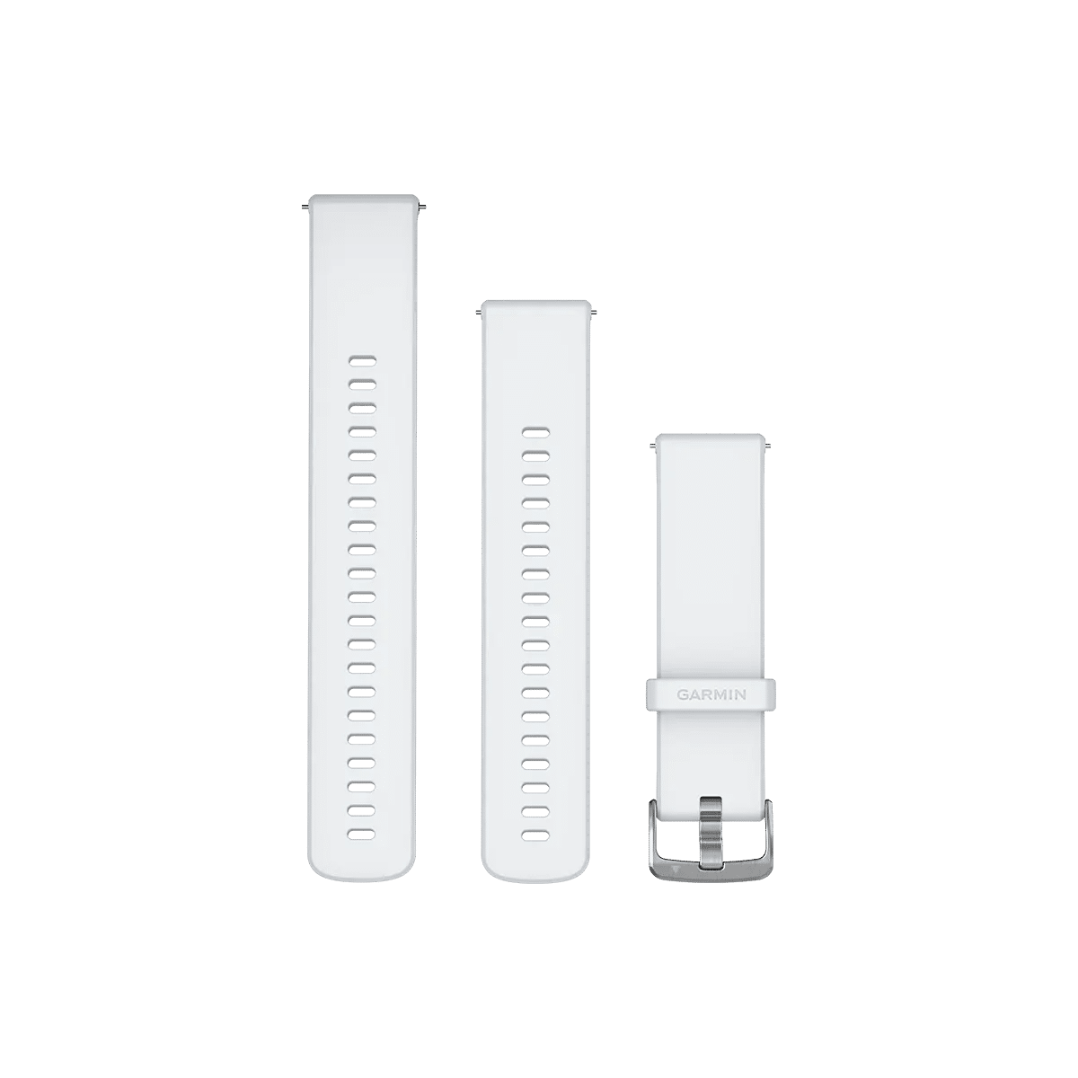Garmin Quick Release Bands (22 mm), Whitestone with Silver