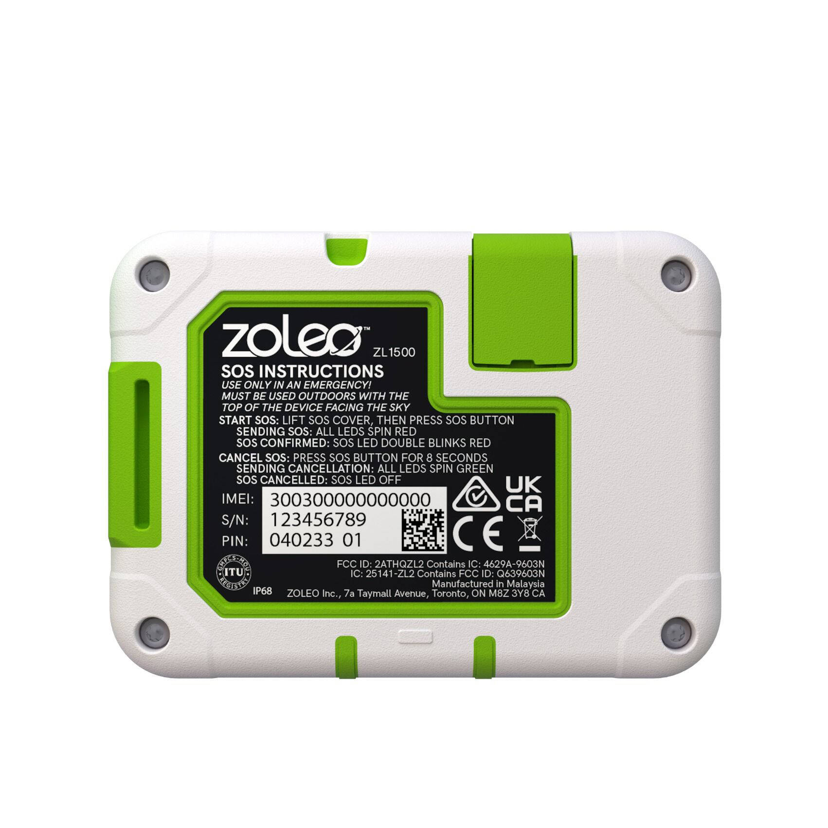 ZOLEO Satellite Communicator - ZL1500 (TER-ME-ZOLB01) - GPS Central