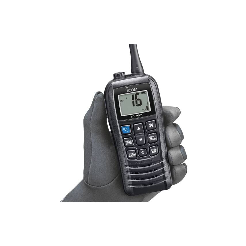 Icom IC-M37 6 Watt Handheld Marine Band Transceiver with Float'n