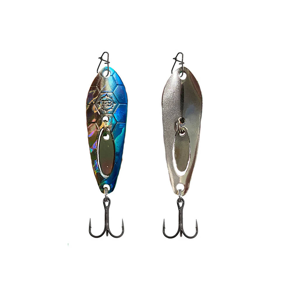 dinner bell spoon fishing lure VMC Bladed Bull Spoon, 1/16 Oz, Glow Hot Perch Featuring premium black nickel components FROSTBITE MEDIUM DINNER BELL SPOON,
