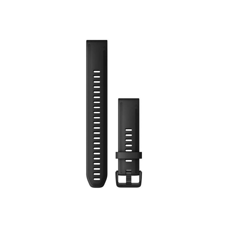 Garmin QuickFit 20 Watch Bands - Silicone - Black, LARGE