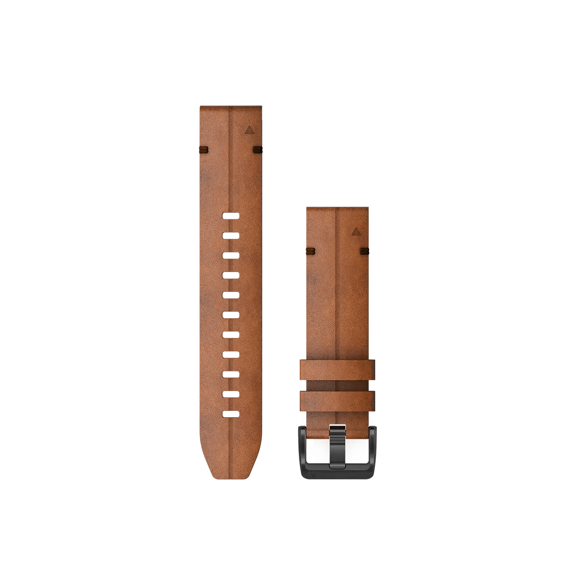 Garmin QuickFit 22 Watch Bands - Leather - Chestnut