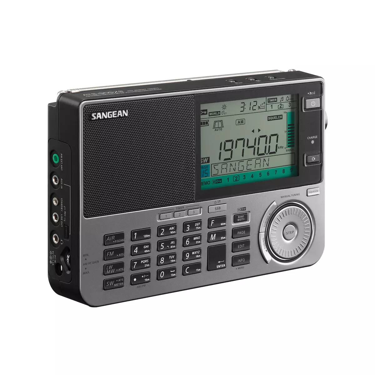 Sangean ATS-909X2 - The Ultimate /FM/SW/MW/LW/Air Receiver Multi