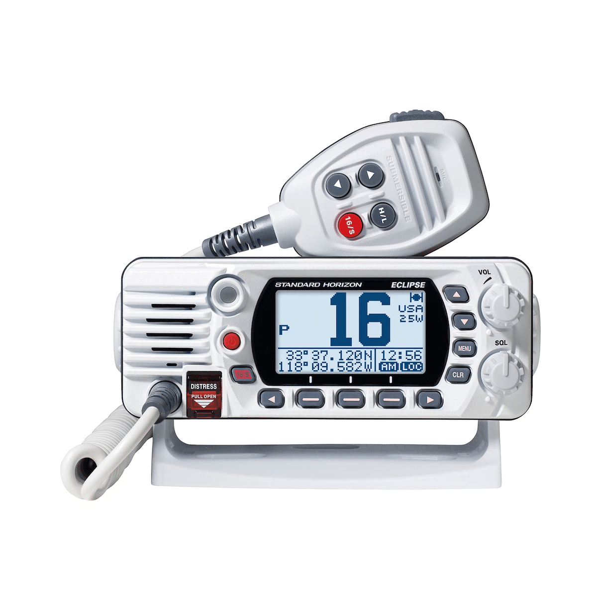 Standard Horizon GX1400G 25W Fixed Mount VHF / GPS - White - Standard Horizon STA-GX1400GW